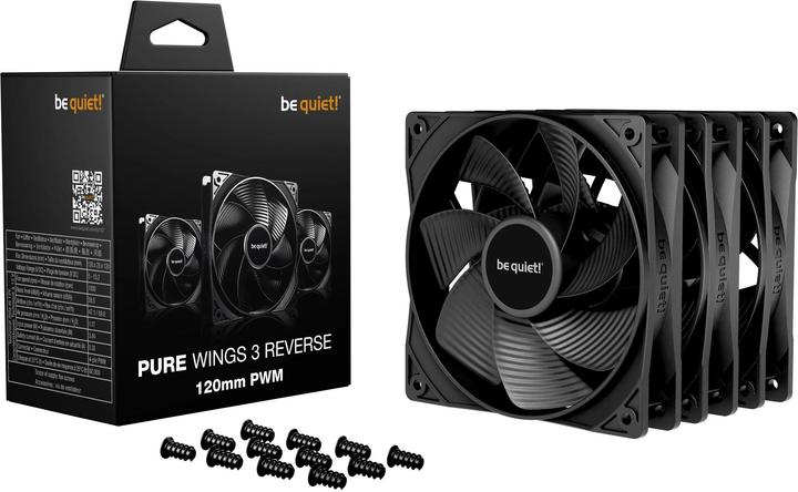 Image du produit be quiet! PURE WINGS 3 120mm PWM Reverse 3-Pack (120 mm, 3 x)