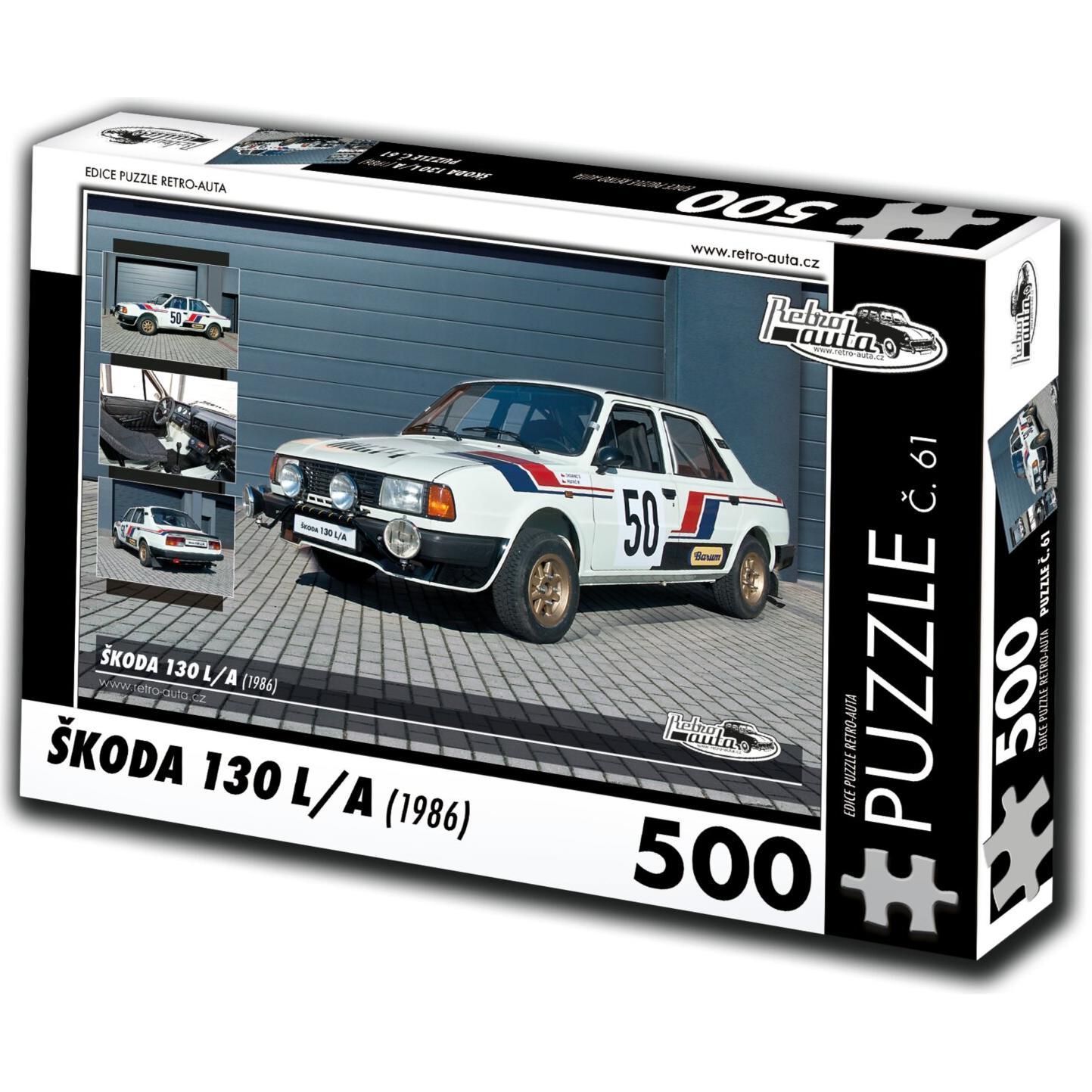 Retro-auta Puzzle Nr. 61 'koda 130 L,A (1986) 500 Teile (500 Teile)