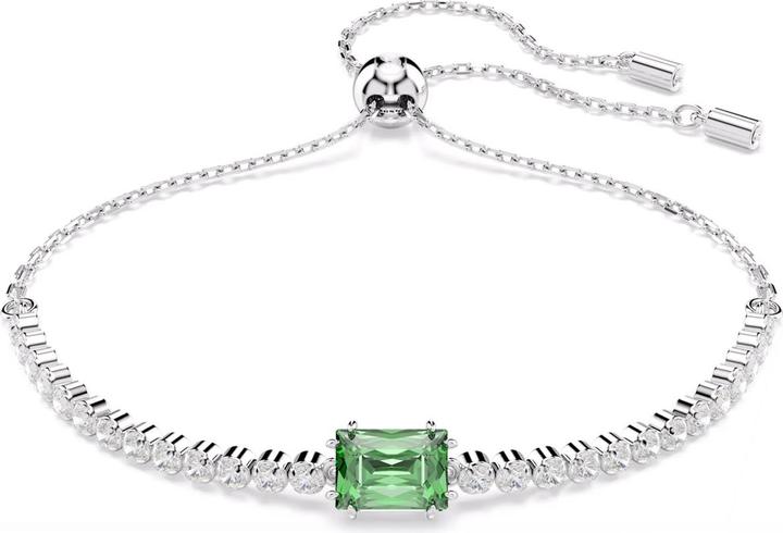 Produktbild Swarovski Matrix Tennis Armband Verschiedene Schliffe Grün (24 cm, Swarovski Metall)