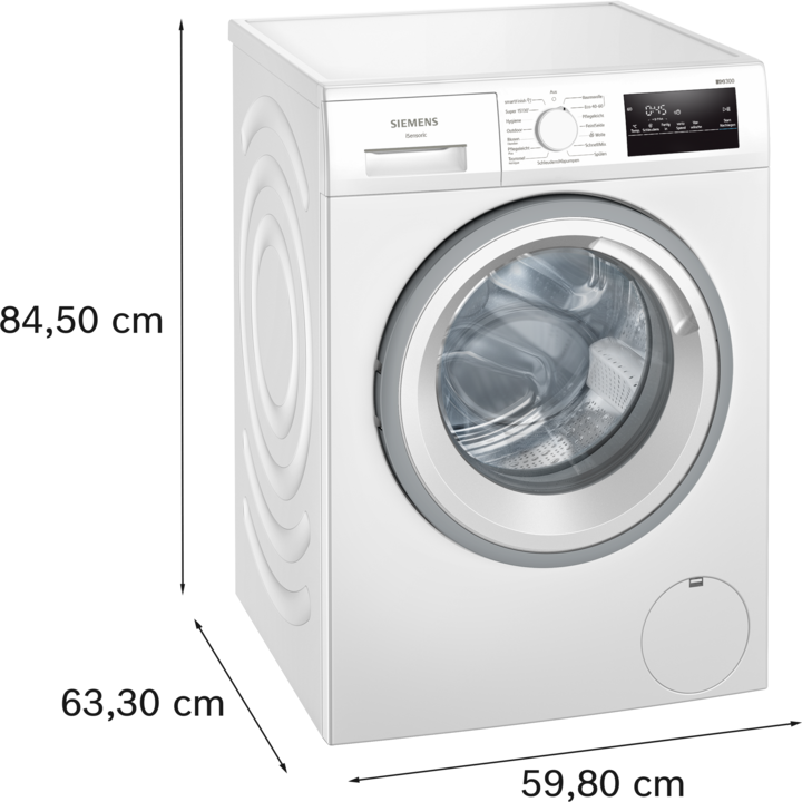 Actual product image Siemens WM14N127 (8 kg, Left, EU plug)