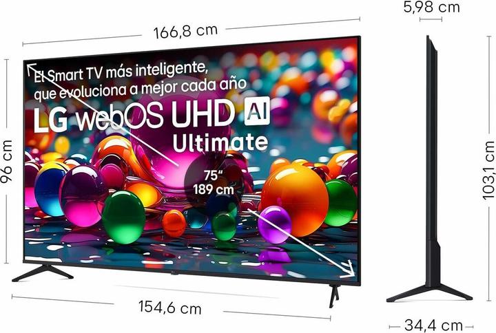 Produktbild LG 75UA75006LA (75", UA75, LED, 4K, 2025)