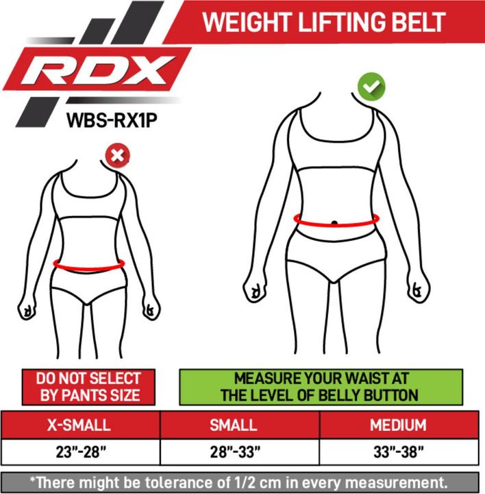 Image du produit Rdx Weight Lifting Strap Belt Rx1 Pink-M (M)