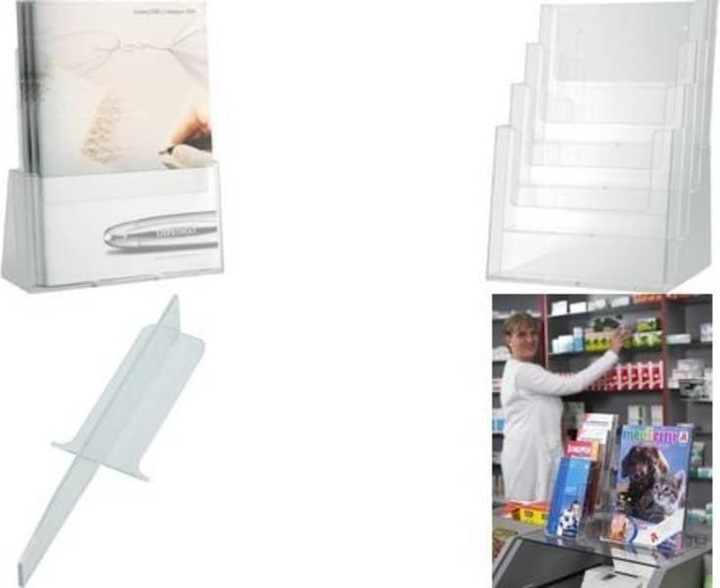 Actual product image Helit Table brochure holder the helpdesk (A4)