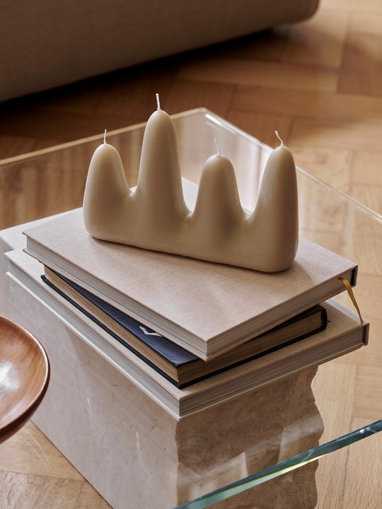 Productafbeelding Ferm Living Stala Kaars - Zand (1 Pcs.)
