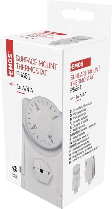 Produktbild Emos Anlege-Thermostat P5681, manuell