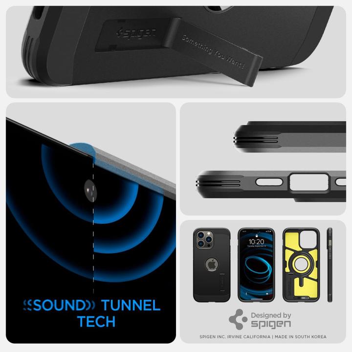 Produktbild Spigen Tough Armor Mag Magsafe iPhone 14 Pro case - Black (Apple iPhone 14 Pro)