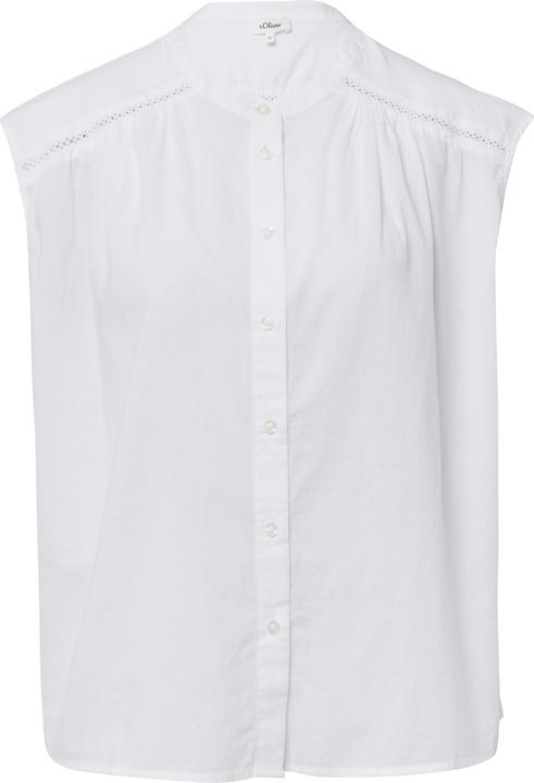 Immagine prodotto s.Oliver Bluse Weites Blusentop mit Raffung und Spitzen-Detail (48)