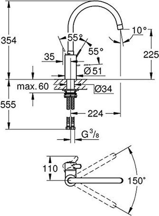 Image du produit Grohe Eurosmart Cosmopolitan