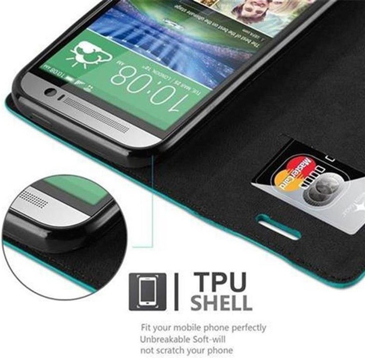 Produktbild Cadorabo Book Invisible Magnet Cover (HTC One M8)