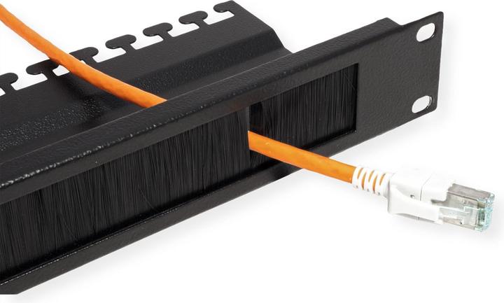 Image du produit Roline Entrée de câble 19 pouces, avec barrette de brosses