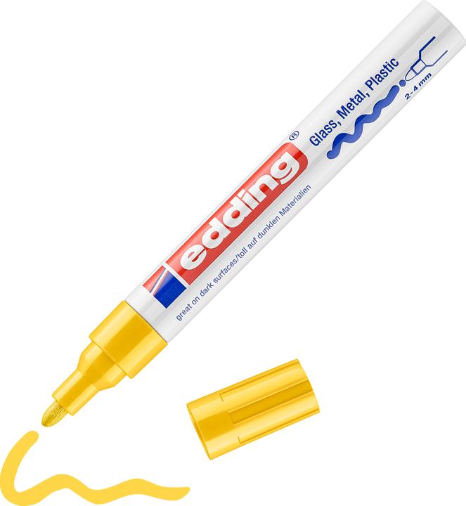 Produktbild Edding Glanzlack-Marker (Gelb, 4 mm, 1 x)