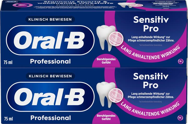 Actual product image Oral-B Professional Sensitiv Pro Duo 2x75ML Zahnpasta (75 ml)