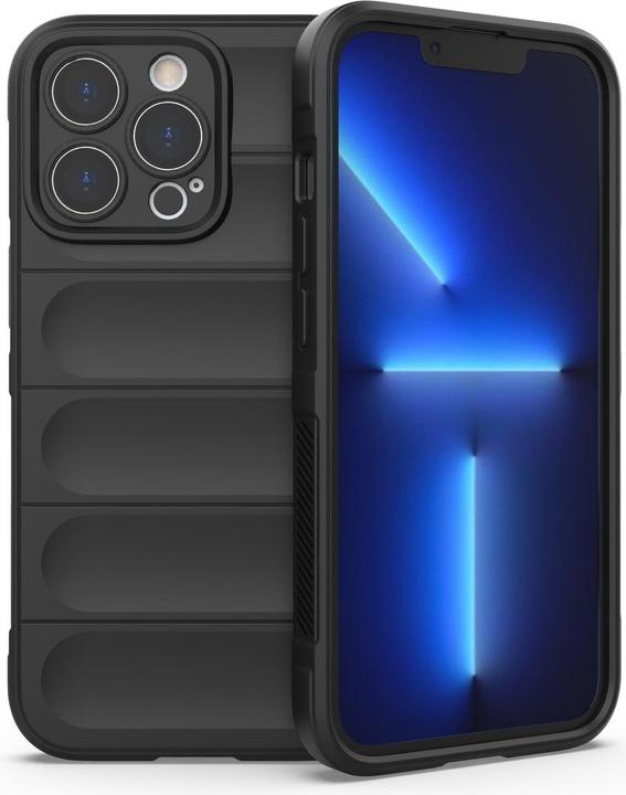 Actual product image Hurtel Magic Shield Case for iPhone 13 Pro flexible armored cover black (Apple iPhone 13 Pro)