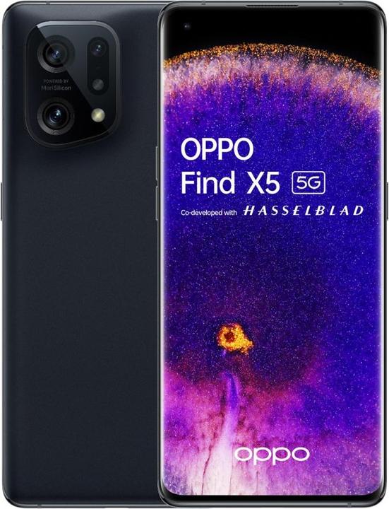 Produktbild OPPO Find X5 (256 GB, Black, 6.55", Dual SIM, 0.00 Mpx, 5G)