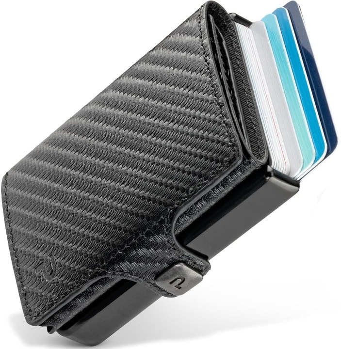 Produktbild Puristo KLIK MINIMAL Slim Wallet Carbon 11er