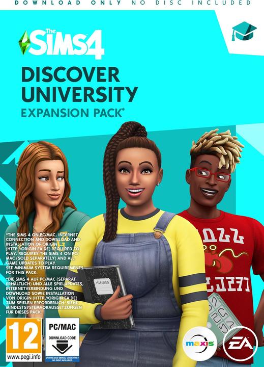 Immagine prodotto EA Games The Sims 4 + Discover University (PC, Multilingue)