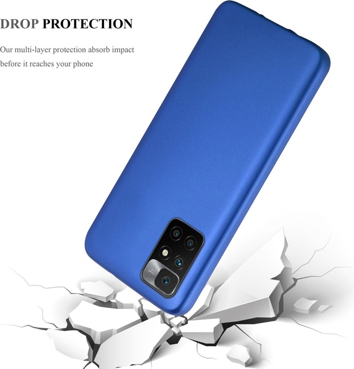 Produktbild Cadorabo TPU Matt Metallic Hülle (Xiaomi Redmi 10)