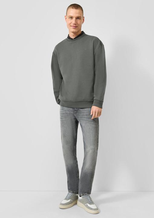 Produktbild s.Oliver Sweatshirt Sweatshirt mit Logo-Stickerei (M)