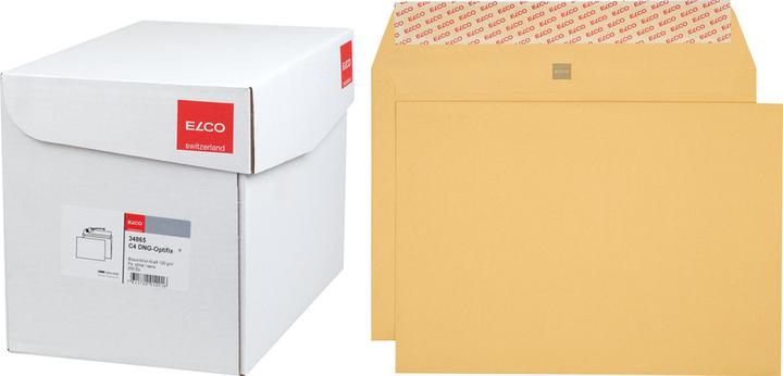 Actual product image Elco Envelopes force brown in office bulk pack (C4, 250 x)