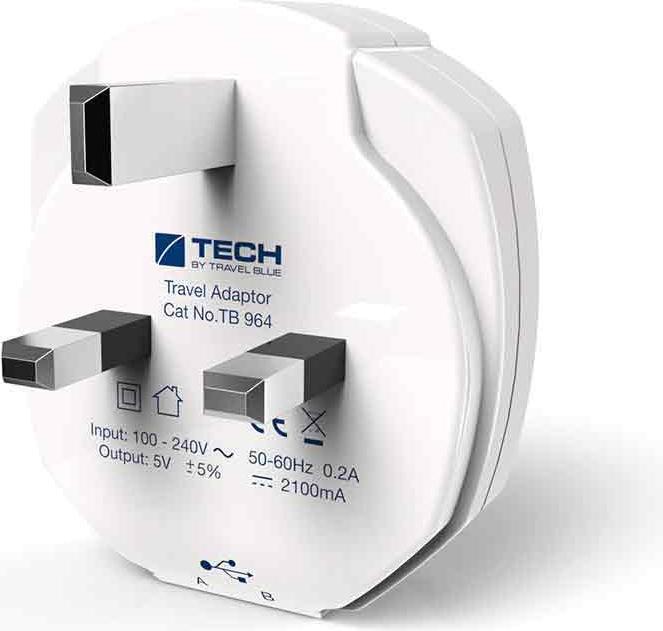 Travel Blue USB-Wandladegerät