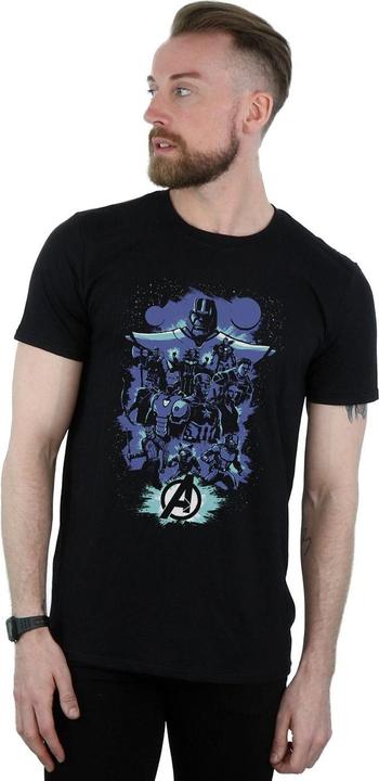 Image du produit - T-shirt AVENGERS ENDGAME SPACE SKETCH - Homme (M)