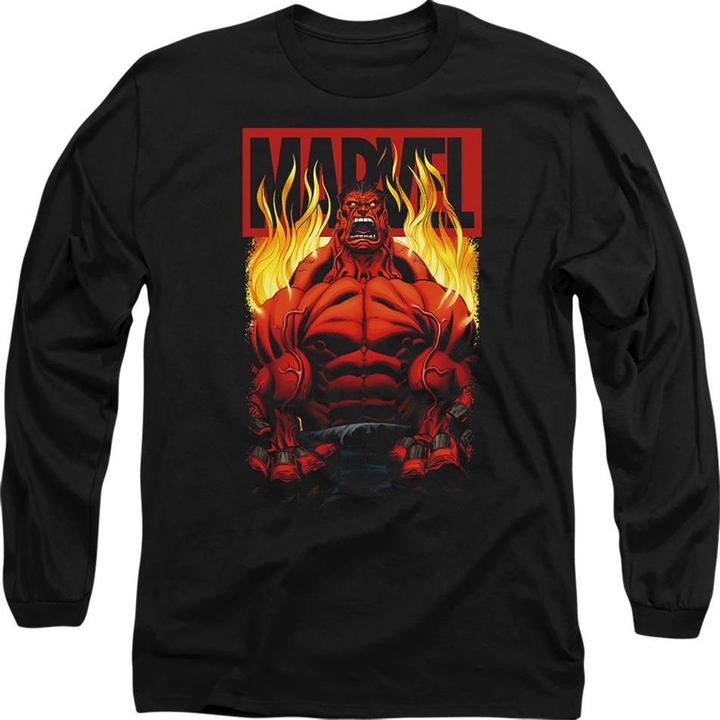 Immagine prodotto Maglietta Hulk Rosso Fuoco Adulto Unisex (M)