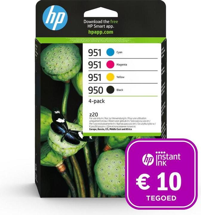 Image du produit HP 950 & 951 - Cartouche d'encre couleur & noir + encre instantanée tegoed (CF)
