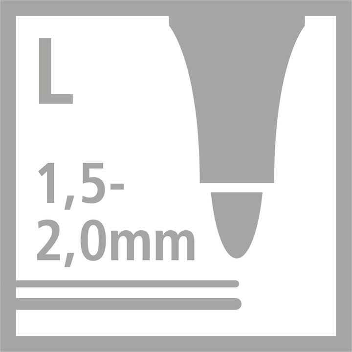 Actual product image STABILO Trio Scribbi Spring-loaded triangular felt-tip pen (Multicoloured, 14 x)