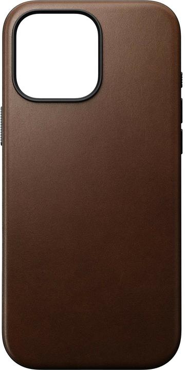 Nomad Custodia moderna in pelle per iPhone 16 Pro Max Marrone (Apple iPhone 16 Pro Max)