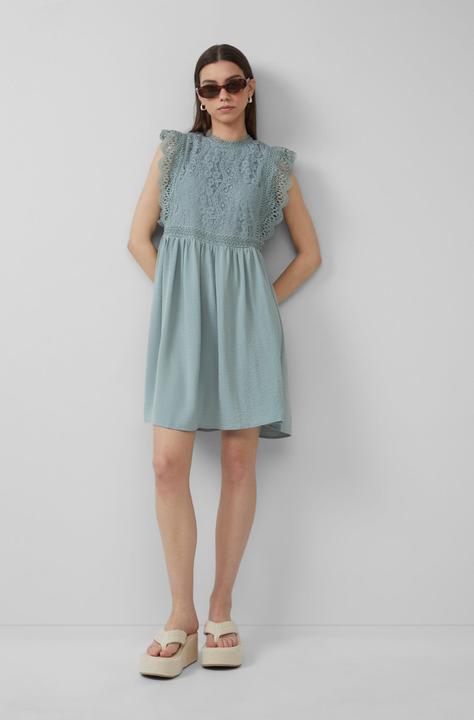 Produktbild S.Oliver Kleid Kurzes Kleid mit Spitzenoberteil (38)