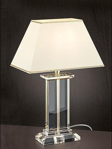 Actual product image Orion LA 41202 gold Table Lamp CrystalTextile (E27)