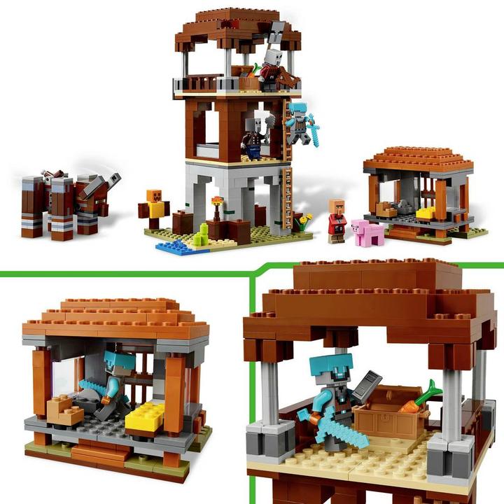 Produktbild LEGO MINECRAFT Ein Verwüster am Plünderer-Aussenposten (21278, LEGO Minecraft)