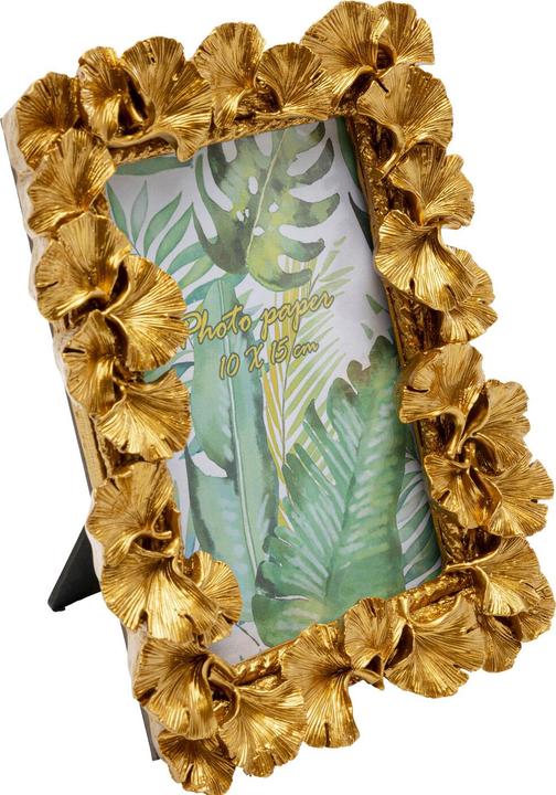 Immagine prodotto Kare Design Bilderrahmen Ginkgo Leaf Gold 17x20cm (10 x 15 cm)