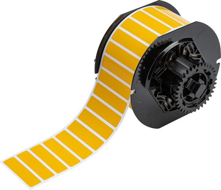 Immagine prodotto Brady B33-53-8591-YL, poliestere resistente agli agenti atmosferici, giallo, lucido, 50,80 x 12,70 mm,