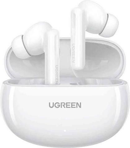 Actual product image Ugreen TWS HiTune T3C in-ear headphones, Bluetooth 5.4, IPX5, microphone (white) (NC, Wireless)