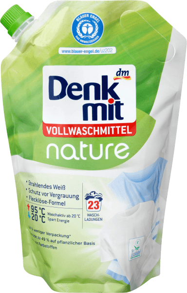Produktbild dm Denkmit Vollwaschmittel nature (Flüssig)