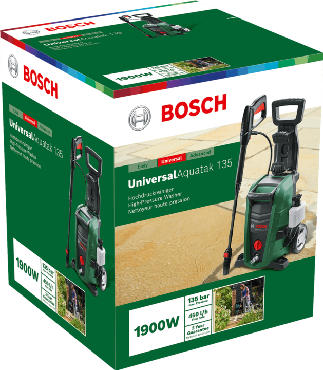 Actual product image Bosch Home & Garden Universal Aquatak 135 (Electrical connection)