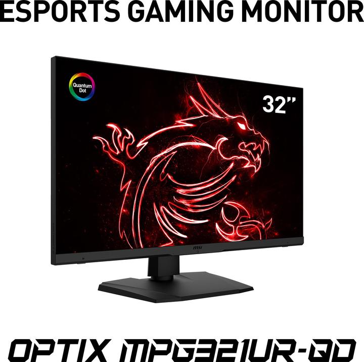 Actual product image MSI Optix MPG321URDE-QD (3840 x 2160 Pixels, 32")