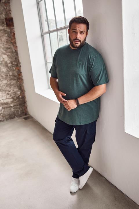 Actual product image Men+ T-Shirt, Basic, Halbarm, Rundhals (5XL)