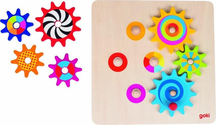 Produktbild Goki Zahnrad Puzzle (8 Teile)