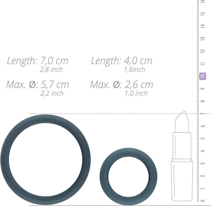 Produktbild Boners Wide Cockring Set (9 cm)