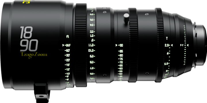 Actual product image Dzofilm Tango 18-90mm T2.9 S35 Zoom Lens PL&EF mount - imperial (w/o servo) (PL)