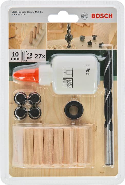 Produktbild Bosch Zubehör 27tlg. Dübel-Set D= 10 mm L= 40 mm (27 Stk.)