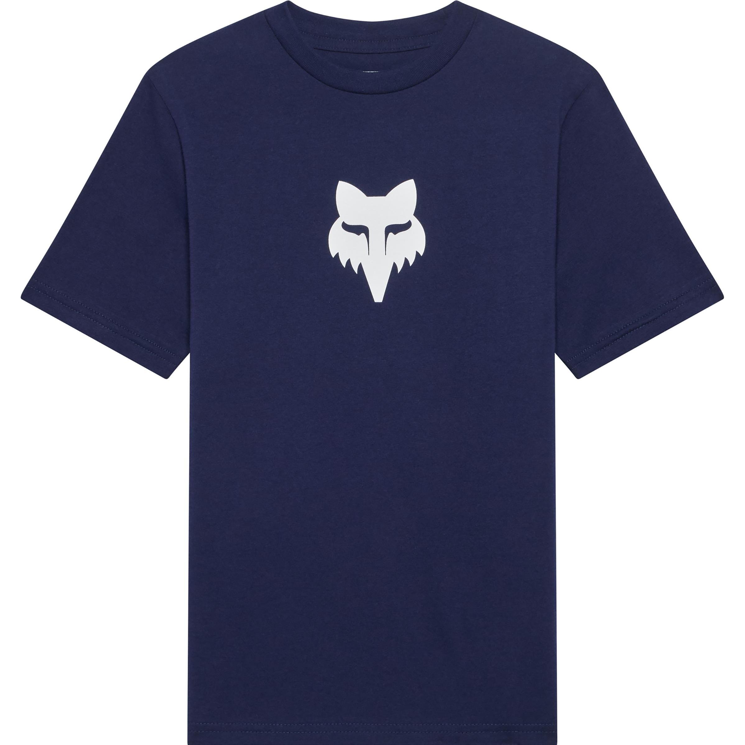 Fox, Bambini, Maglietta, Yth Head Ss Tee, Blu, (XL)