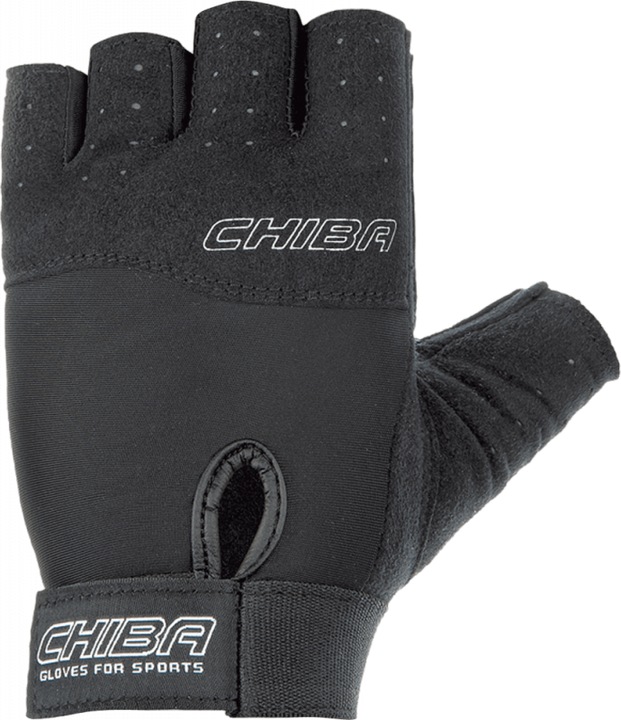 Actual product image Chiba Cycling fitness glove black S (S)