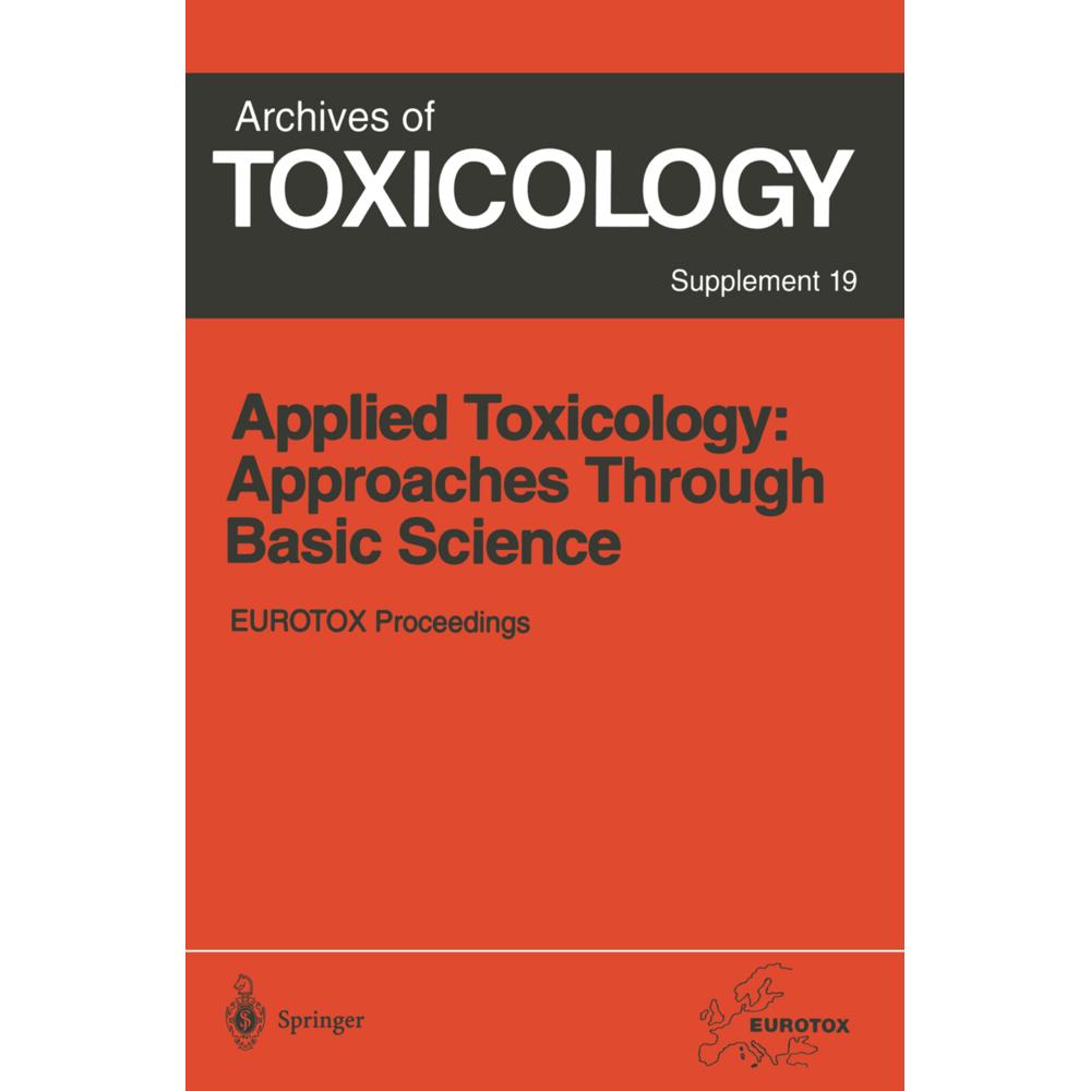 Applied Toxicology: Approaches Through Basic Science, Fachbücher von Jürg P. Seiler, Eugenio Vilanova