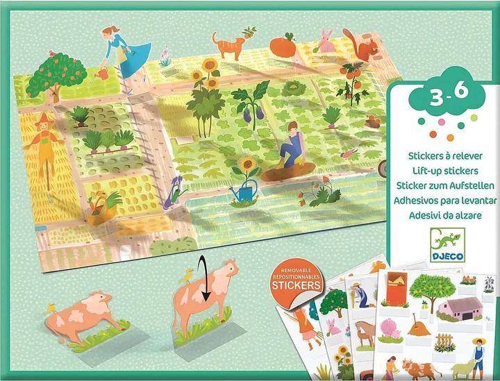 Produktbild Djeco Sticker zum Aufstellen Auf dem Bauernhof