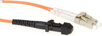 Produktbild ACT 1 meter LSZH Multimode 62.5/125 OM1 fiber patch cable duplex with MTRJ and LC connectors (1 m)