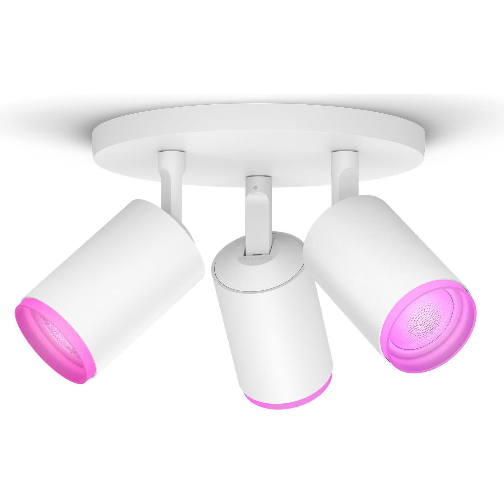 Philips Hue, Wandleuchte + Deckenleuchte, Fugato Basis BT (1050 lm, GU10)
