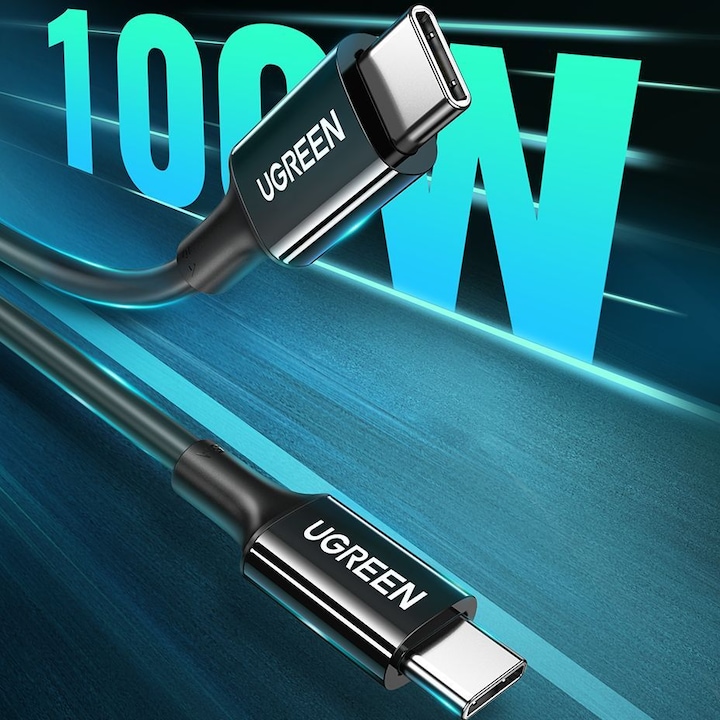 Actual product image Ugreen USB C – USB C (1 m, USB 2.0)